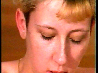 All natural German doll plays with a big dildo