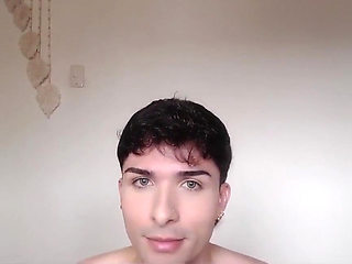 Young Gay Man Shoves a 24-centimeter Dildo up His Butt