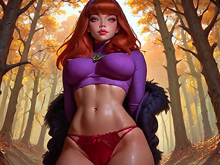 Daphne Blake From Scooby-Doo Perfect Cameltoe Pussy and Dance JOI AI