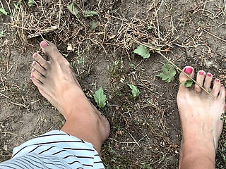 Dirty Feet in the Garden