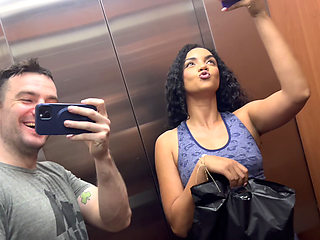 Vivacious Venezuelan Wild Squirting and Interracial Breeding By Big American Dick in Sexy Lingerie