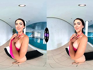 Vixi Rafi puts on a cheeky spa striptease for the hidden cam