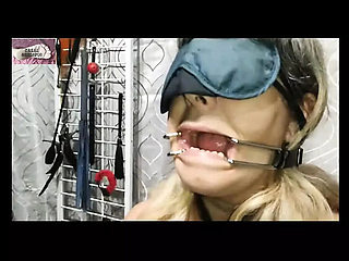 Amateur BBW Wife Ball Gagged & Tied Up - BDSM Punishment HD