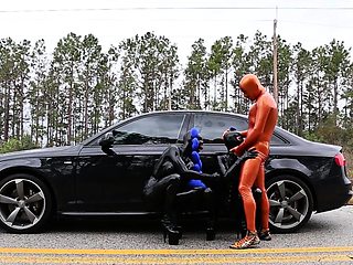 Latex outdoor sex