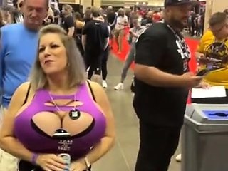 Blonde with Big Boobs Gives Blowjob to Her Dildo on Liv more