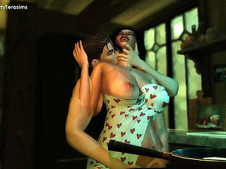 Sims 4 Hottest MILF Mom Fuck - Hardcore 3D Sex with Big Tits Brunette