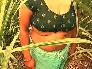 Sexy Bhabhi Fucked in the Sugar Cane Field, Indian Sex Video