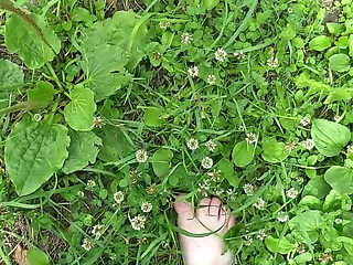 Soft Soles on Fresh Green Grass.