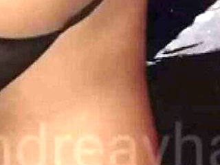Alan's Hotwife Handrea Fucked in Club's Gloryhole by a Stranger
