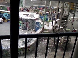 Fucked outdoor by badboy skin punk fire boy