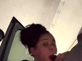 Kendoll Quick Blowjob In The Parking Lot