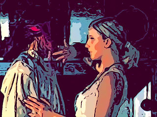 Old Times Country Side Couple Fuck in the Kitchen