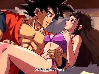 Goku seduce his pregnant wife for doing anal first time