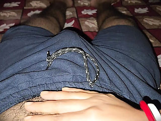 Step Mom Grabs My Dick and Makes Me Cum on Her Hairy Pussy - Riya Bonguus