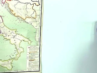 School Bastinado with Two Blonde Teachers