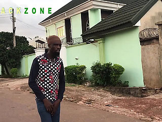 Nigerian Ebony Teen Car Trouble - Big Natural Tits Amateur Gets Roadside Help With Her Wet Pussy