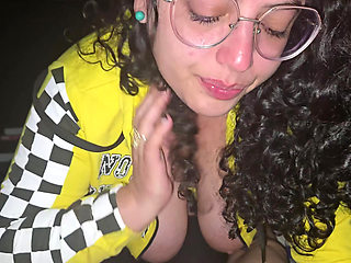 It's cold and BabyLuna939 comes to warm you up by sucking Eddie Queens' dick in this new POV where every last drop of cum 1