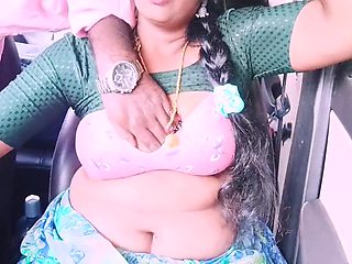 Desi Car Sex. Beautiful Housewife Cheating Husband Fucking For Long Drive With Husbends Stepbrother. Telugu Dirty Talks