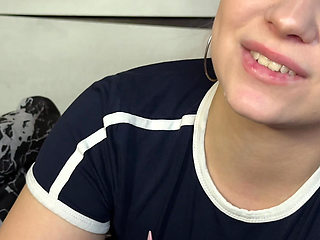 Cool POV sex with a schoolgirl after a party