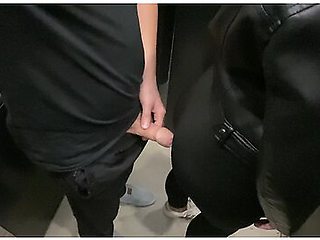 I Fucked Playful Stranger With Huge Ass In Black Leggings On The Staircase And Cum In Her Mouth