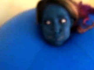 Latex slut solo anal masturbation