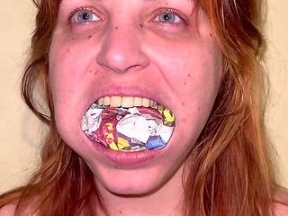 Newspaper Gag POV - Stuffing, Slapping, Taking Out