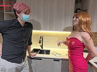 Steamy role play with husband and wife featuring reverse cowgirl