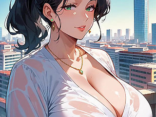 Cheating with a Beautiful Married Woman I Met on an App Who's Still Breastfeeding at a Love Hotel - Hentai Anime