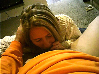 HeyitsJulia Hot Blonde MILF Deep Throat Blowjob & Cum Swallowing