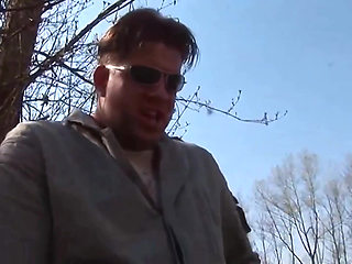 Older Blonde Picked to Suck and Fuck