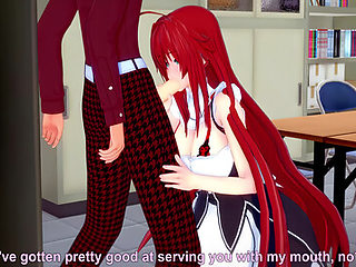 Maid Cosplay Sex - Dxd Ntr Madness Series With Rias Gremory