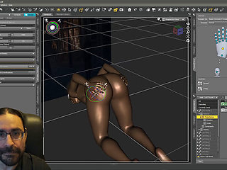 Building the Leticia Scene Body Posing Part 2