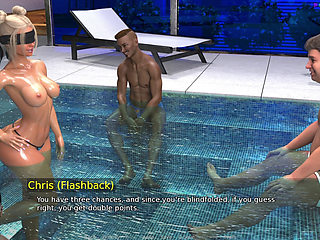 According to Sofia by Grima Grima - Pool Party with Anal Dares, Blonde Girls Gives It All 4