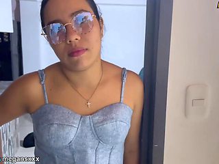 MeGanSxx Greets Neighbor Warning Wifes Quick Arrival