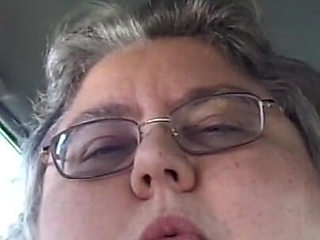 Nurse Vicki ssbbw smoking in the car