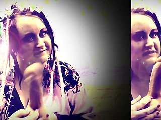 Suck it sissy suck it dildo play with Goddess Lana