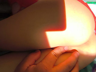 Step Brother Turns Me on Using Finger Touching My Pink