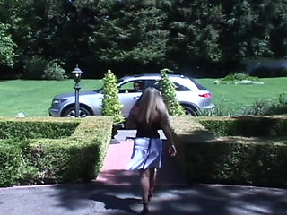 This Bald Chubby Guy Was Boring so She Went to Fuck the Guy with Hair