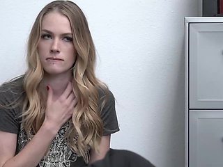Dirty blonde Chad drills brunette bombshell with giant naturals and ink