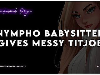 Car Toon - Babysitter Uses You & Then Makes You Cum With Her Tits Asmr Roleplay