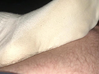 Hairy guy jerks off his cock and cums