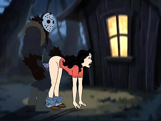 Halloween Hentai Sex: Crazy Fucking at Crystal Lake Camp with Octopussy