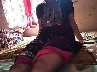 Indian Village Girl Gives Sensual Footjob Massage to Her Friend's Hard Cock
