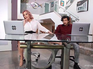 Dana De Armond Gives Rico Hernandez a Hardcore Blowjob Before He Pounds Her in a Steamy Video Call