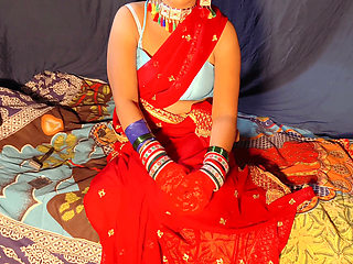 Desi StepSister Hard Fuck in Red Saree Quickly and Hard Fuck