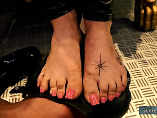 Sheela Sinner Humiliation Bare Foot Domination Face Trampling Breath Play Heel-worship