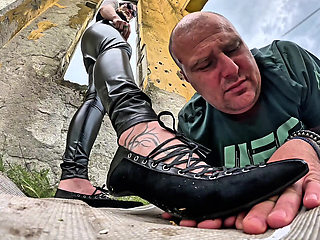 Lick Your Mistress's Shoes, Slave!