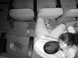 Horny College Lovers Romance In Theatre