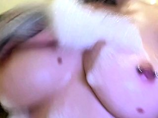 Big boobs milf masturbates with her dildo