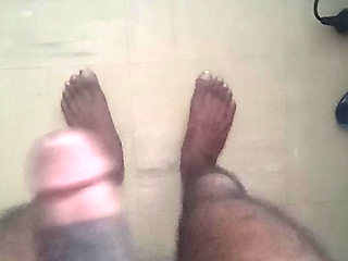 Jim is going to play and jerk off his dick and is going to explode a big load